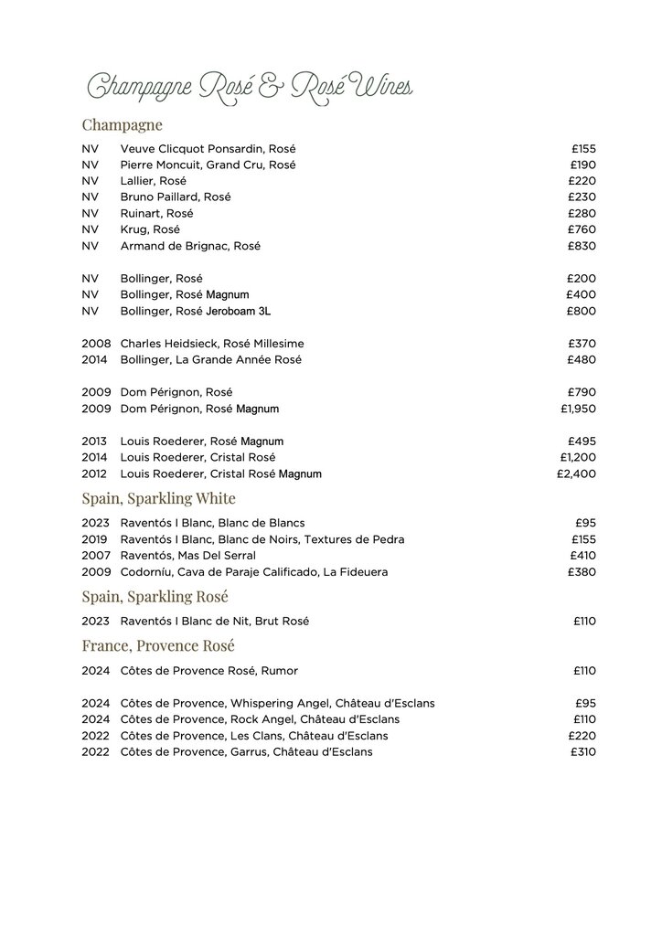 amazonico bottle menu