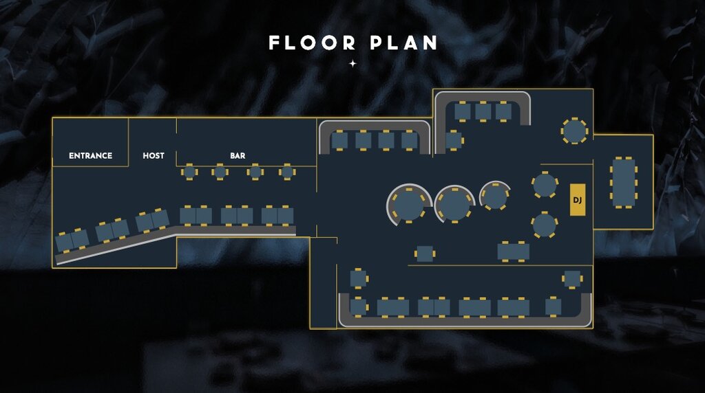 pirana london table map