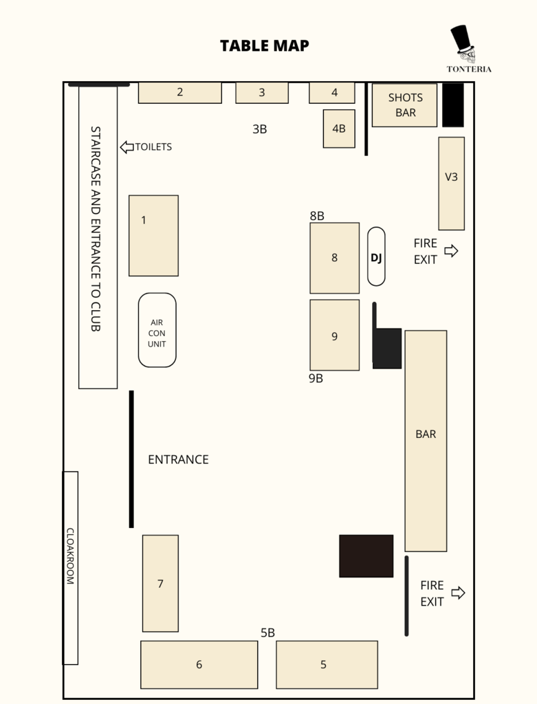 tonteria london table map