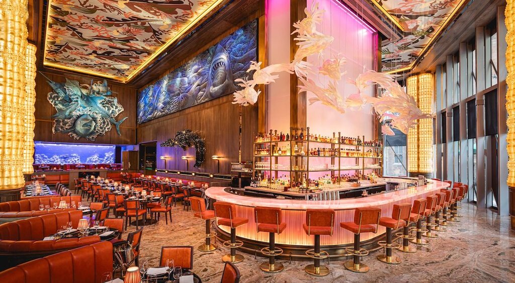 sexy fish london table map