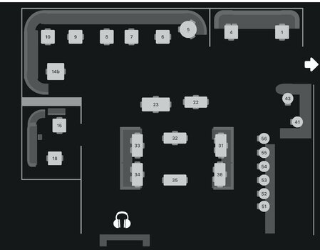 Mistress of Mayfair tables map